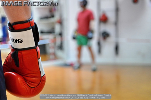 2019-05-29 Milano - pound4pound boxe gym 0910 Daniele Bonelli vs Edoardo Spinatelli